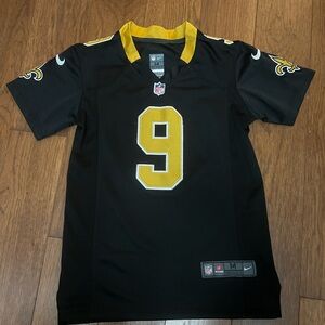 NFL Jersey, Saints, #9, Brees, Youth Medium